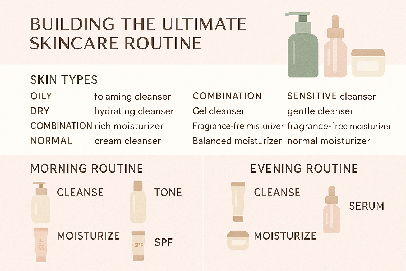How to Build the Ultimate Skincare Routine for Your Skin Type – Mystic Glow
