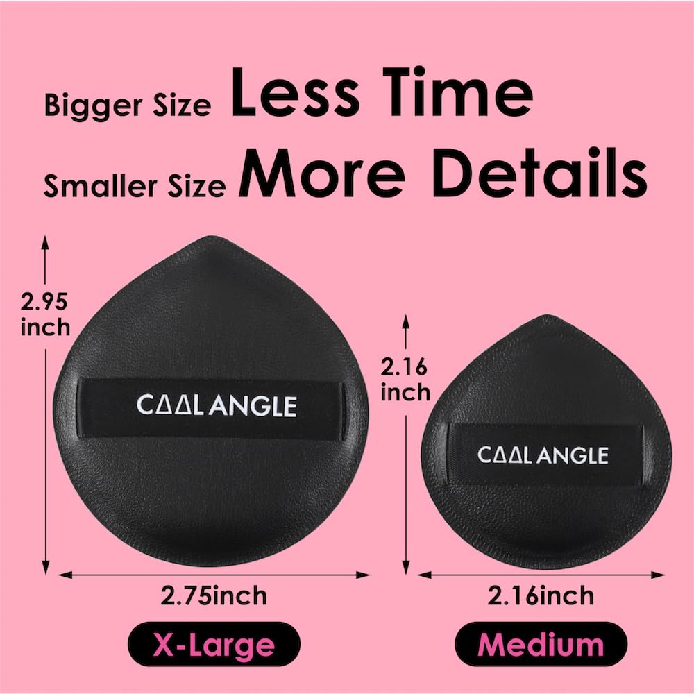 5Pcs Makeup Sponge Latex-Free Soft Blender Sponge Perfect for Liquid Foundation Concealer Cream Powder, Beauty Sponge Gift Set for Long-lasting and Natural Makeup, Black, Medium