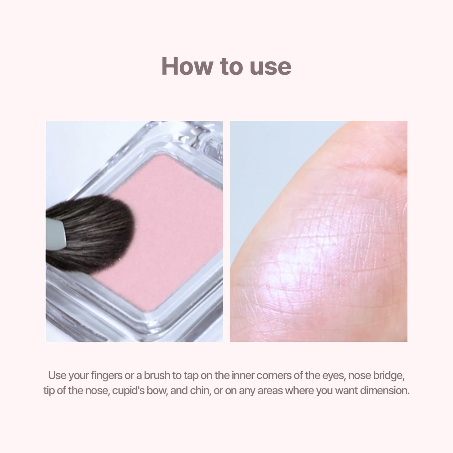 2aN Pure Glash Highlighter OR01 Peach Beam โ Glass-Like Sheen Powder Highlighter for a Natural, Radiant Glow | Buildable, Long-Lasting, Lightweight Formula