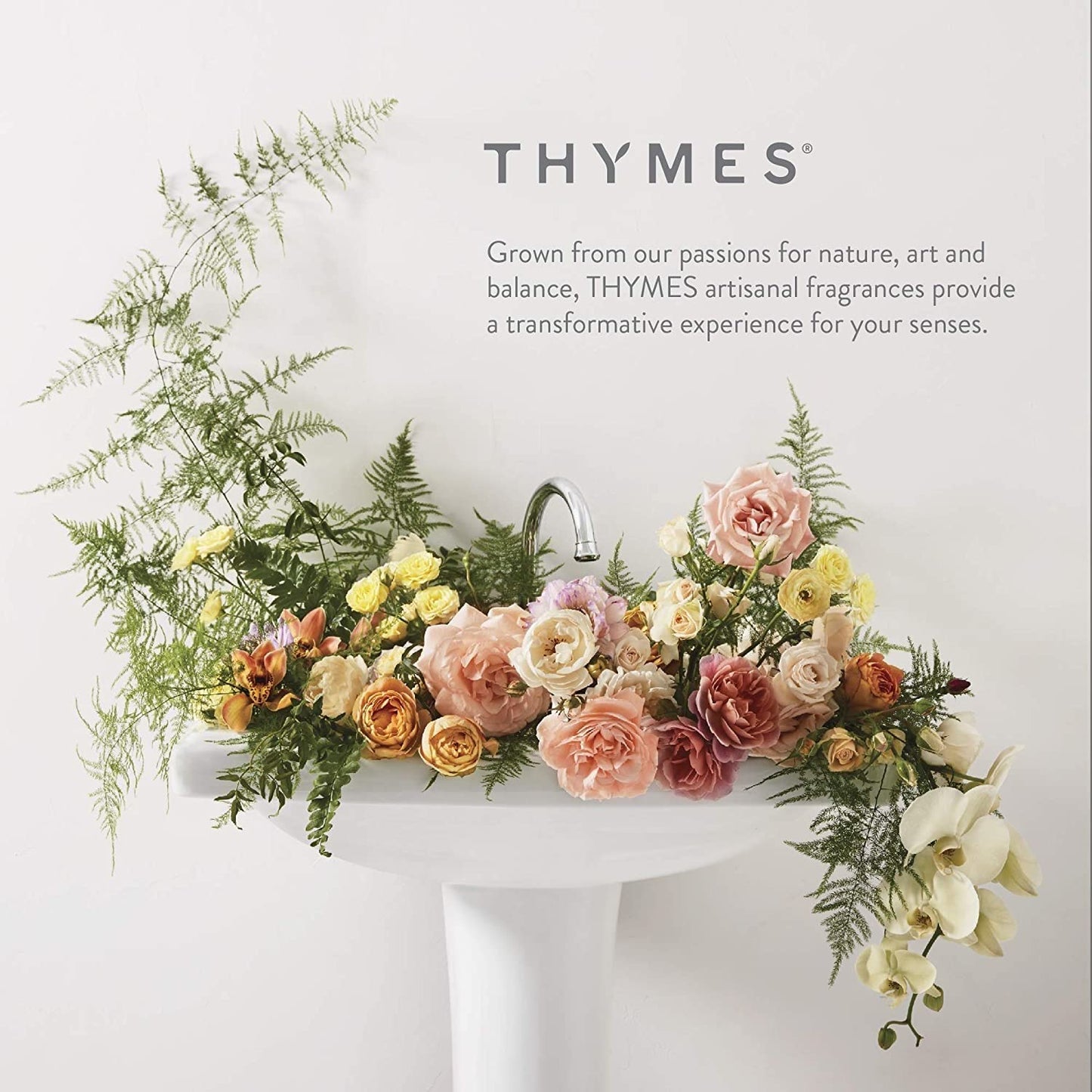 Thymes Goldleaf Perfumed Body Crème - Moisturizing Body Cream - Shea Butter Body Lotion with Vitamin E, jojoba Oil, and Honey for Skin Care Routine - Body and Hand Lotion for Women & Men (9.25 fl oz)