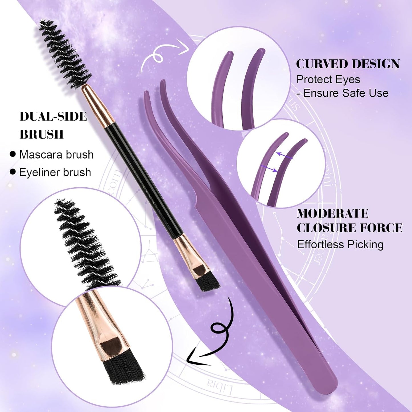 B&Q Lash Clusters 156PCS Lash Clusters Kit B05 DIY Lash Extension Kit Eyelash Extension Kit 8-18mm Lashes Clusters with Lash Bond & Seal Lash Applicator Tool for Self Use (Kit,B05)