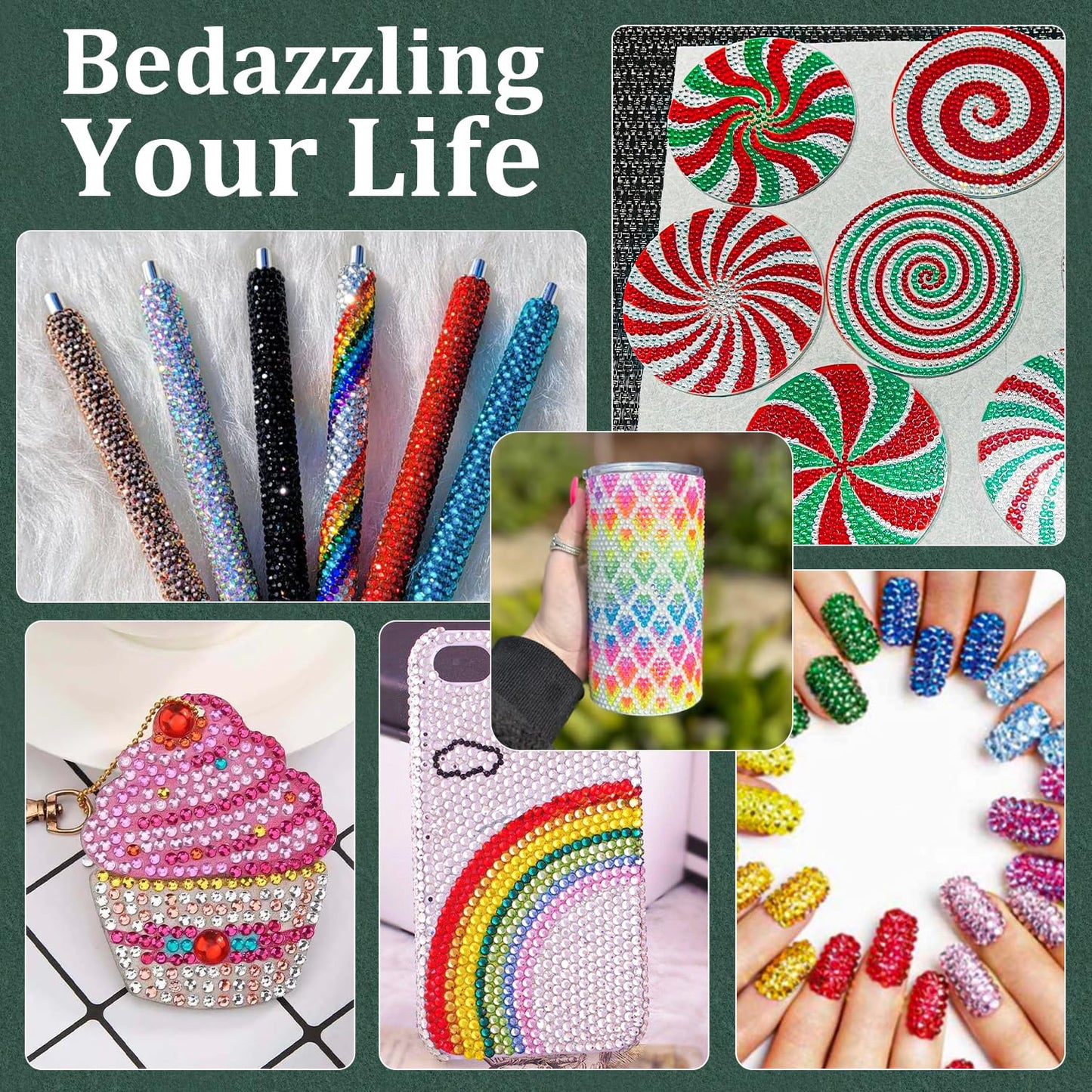 Resin Rhinestones for Crafting with B7000 Jewelry Glue, 2 Boxes Blue Purple Flatback Crystals with 3Pcs 10ml Glue for Bedazzling Crafts Nail Art Makeup๏ผNon Hotfix Gems for Clothing Shoes