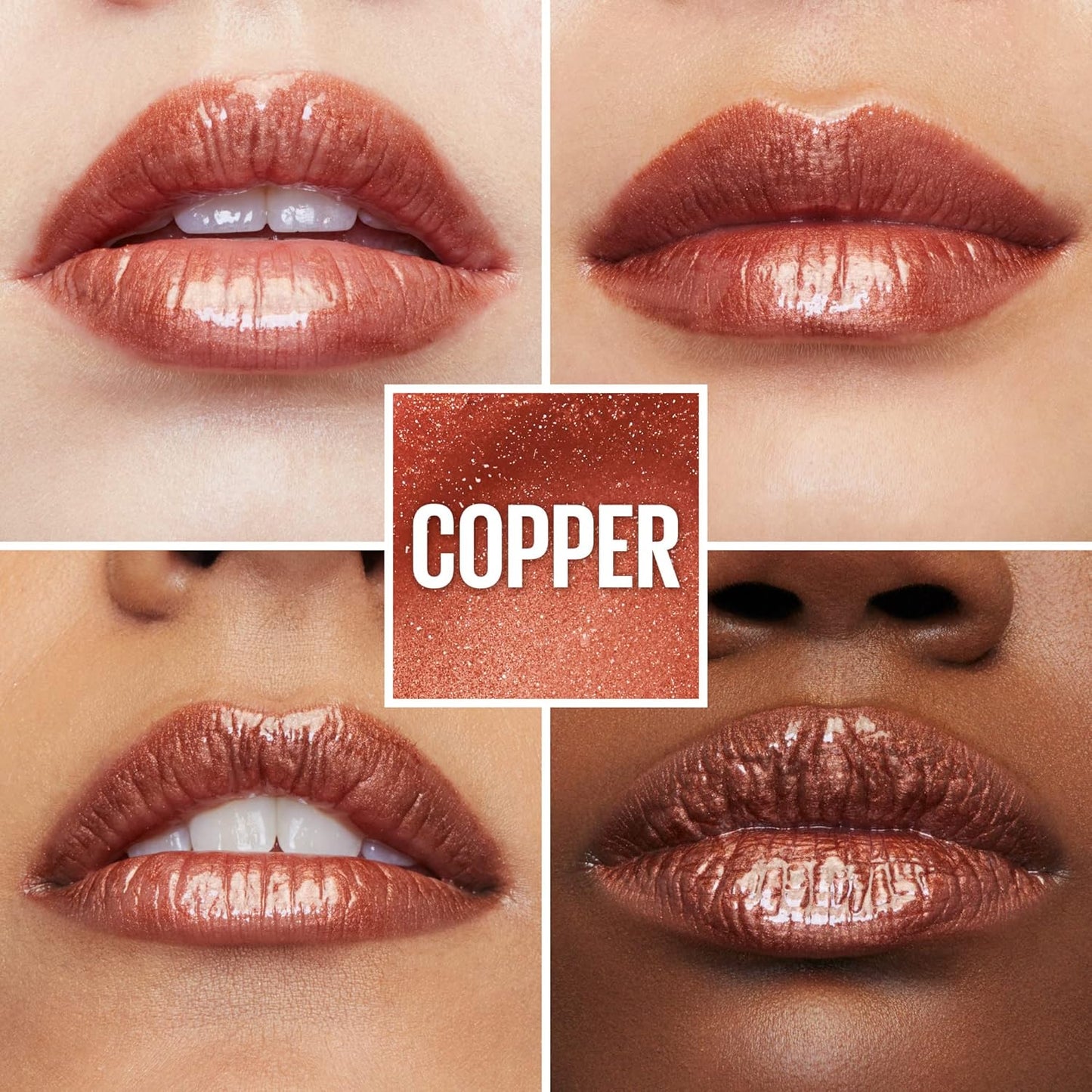 Maybelline Lifter Gloss, Hydrating Lip Gloss with Hyaluronic Acid, High Shine for Plumper Looking Lips, Copper, Terracotta Neutral, 0.18 Ounce