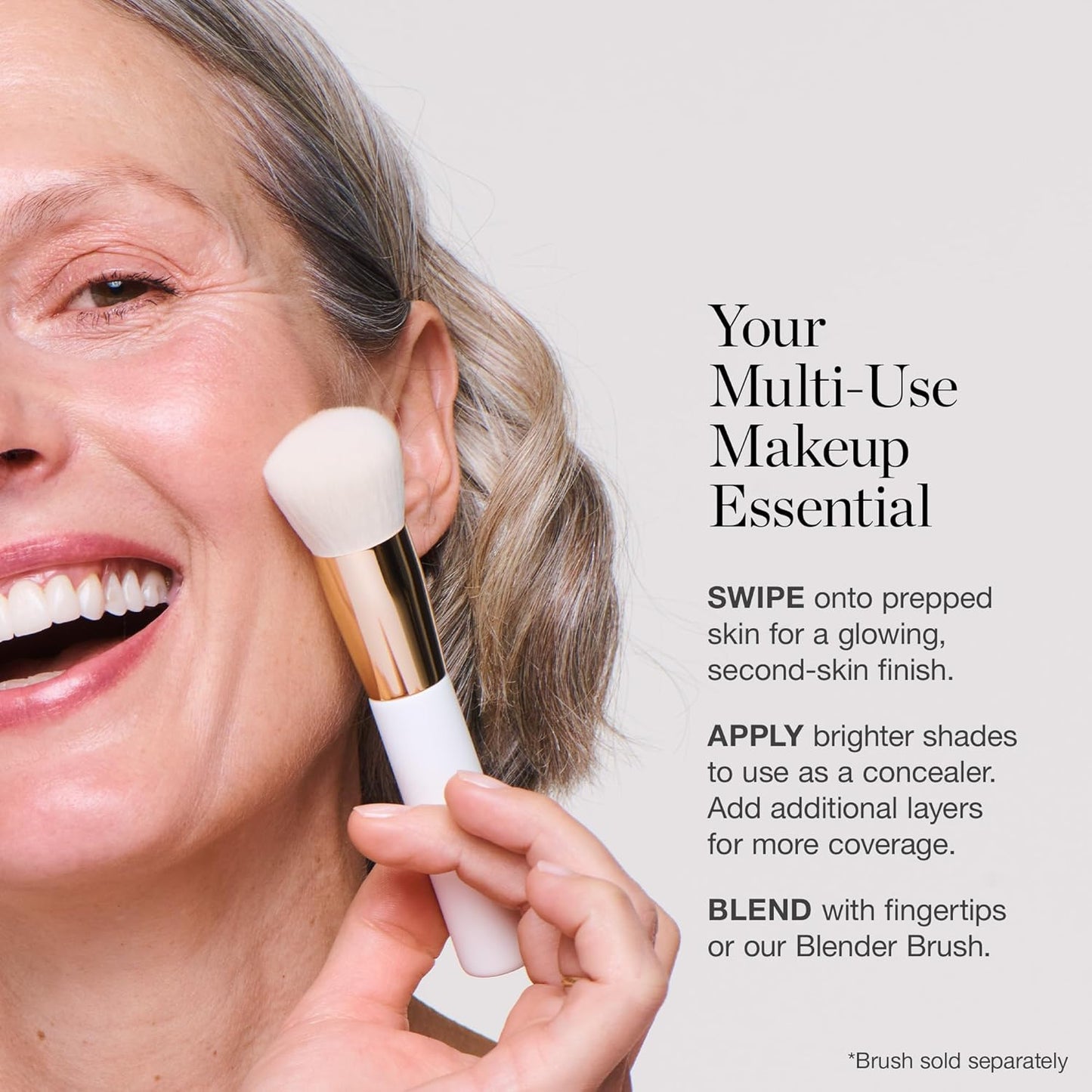 Ogee Sculpted Complexion Foundation Stick (Anjou 11.5N - Deep Beige, Golden Undertones) Full Coverage Foundation Makeup - Instantly Balance & Even Complexion - 70% Organic Ingredients