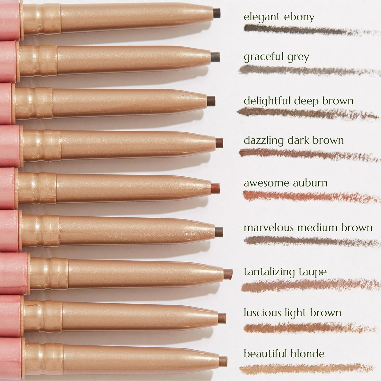 Chella Eyebrow Pencil – Easy-to-Use Brow Definer for Shaping, Filling & Blending – Long-Wear Auburn Eyebrow Pencils for Women with Precise Tip (Auburn)