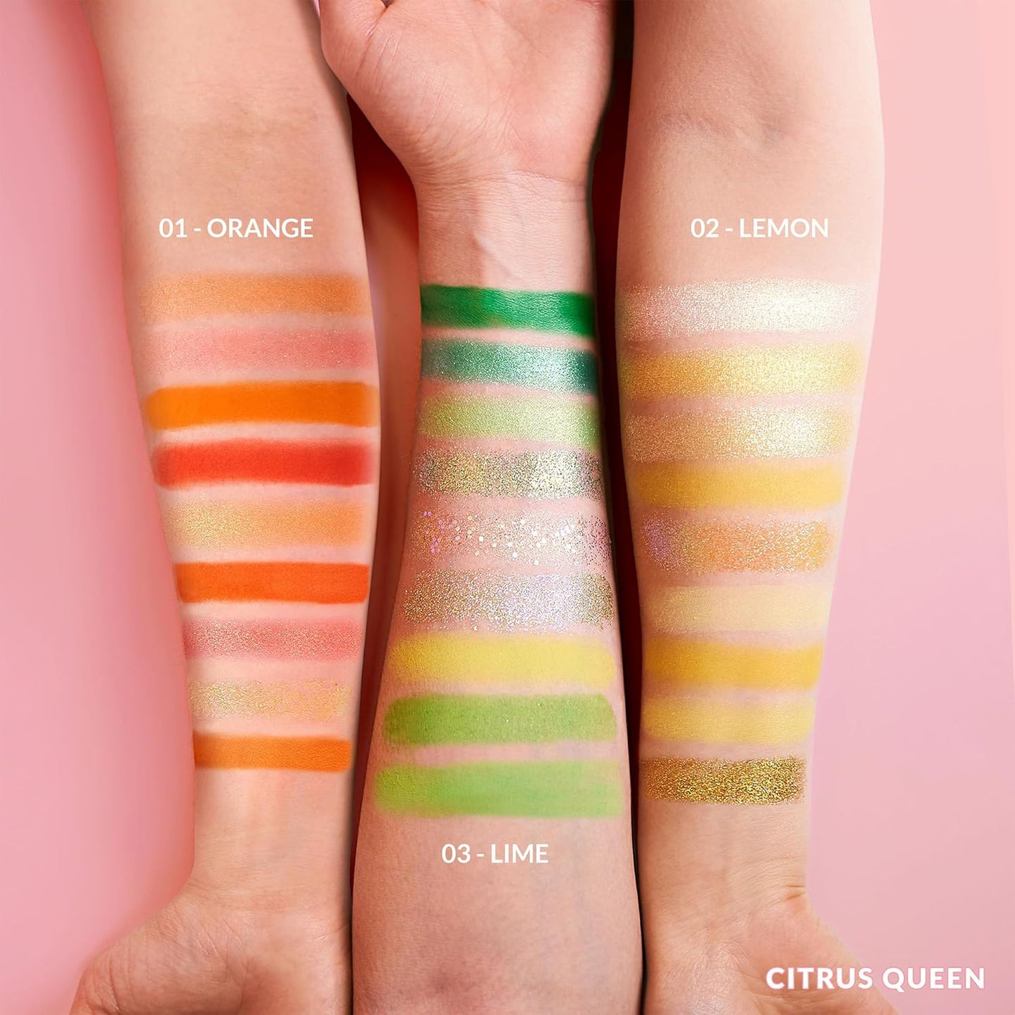Kimchi Chic Beauty Citrus Queen - 9 Shades in 1 Makeup Palette - 01 ORANGE