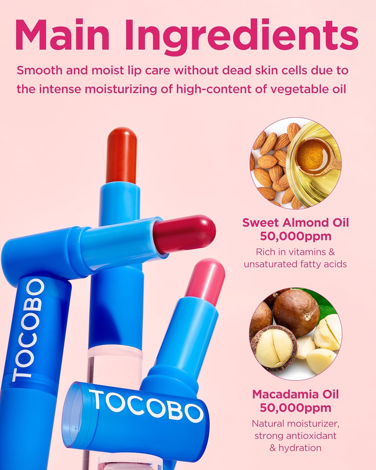 TOCOBO Powder Cream Lip Balm – Vegan Korean Soft Matte Lipstick Balm for Velvet Finish - Moisturizing & Blurring Effect – Lightweight Powdery Texture, Brick Orange, 0.12oz.
