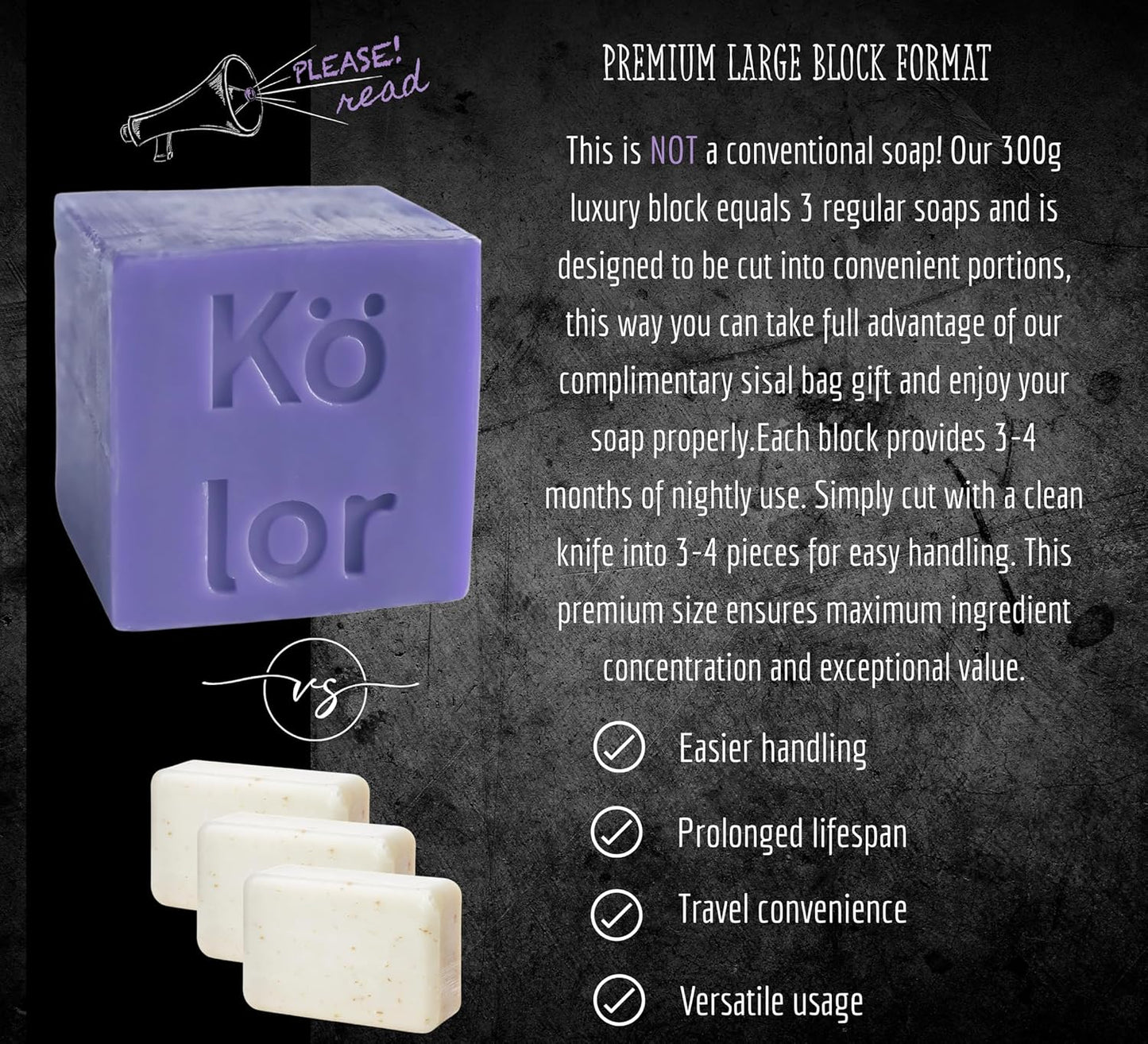 Luxurious Skincare Bar - The Only Sleep-Enhancing Premium Soap with Encapsulated Melatonin, Essential Oils & 40+ Ingredients - All-in-One Face & Body Evening Ritual - Large Block Format (10.6 oz)