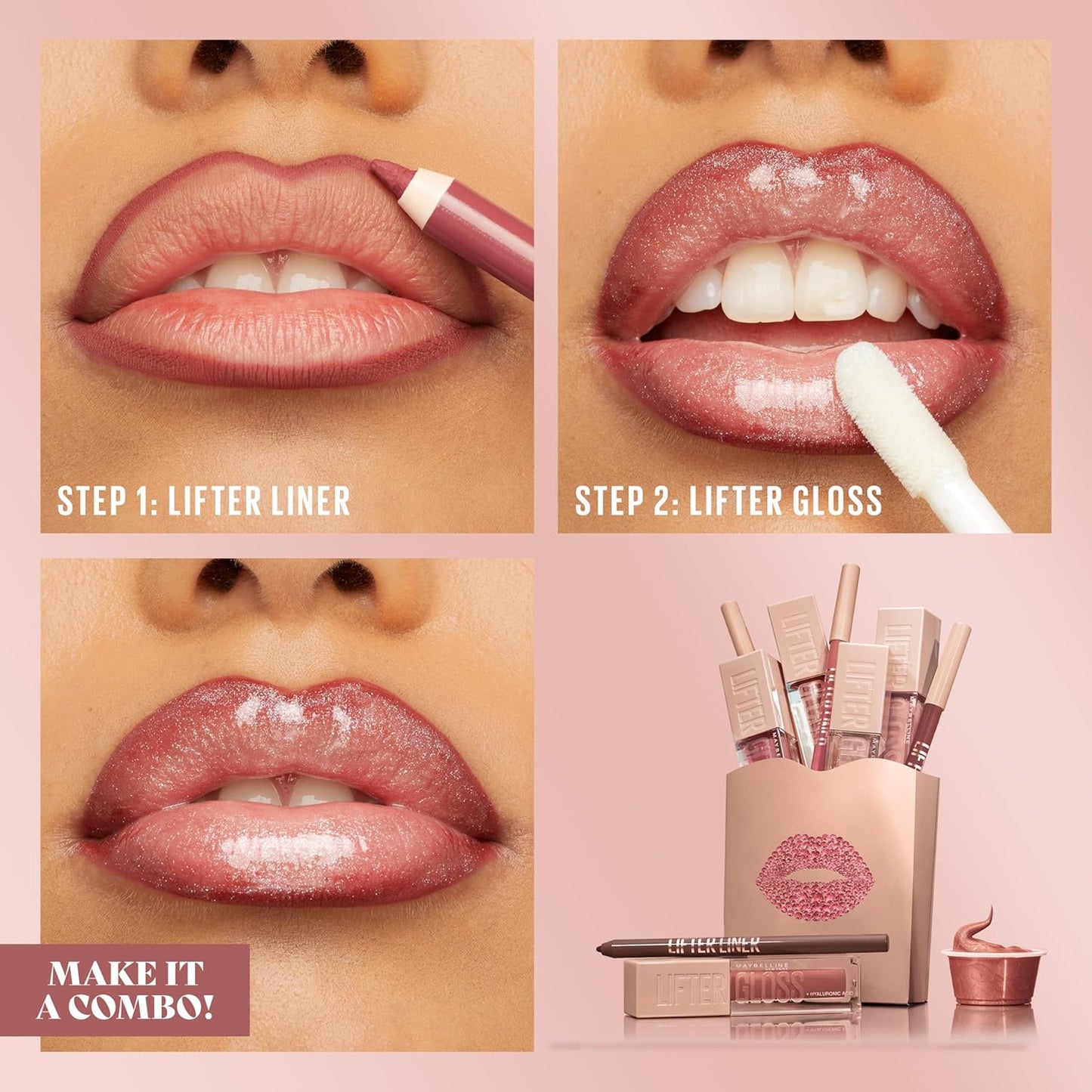 Maybelline Lifter Liner Lip Liner Pencil with Hyaluronic Acid, Big Lift, 1 Count