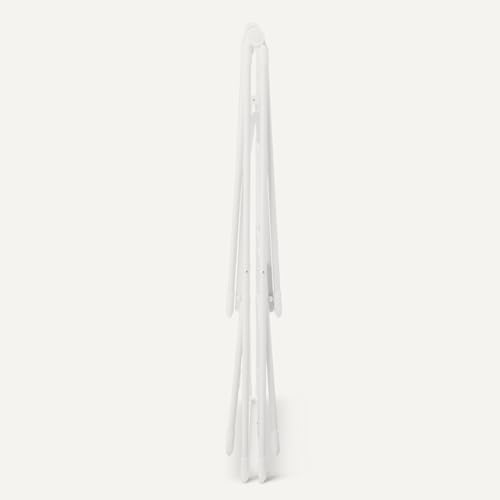 Amazon Basics Foldable Space-Saving 4-Wing Metal Clothes Drying Rack, - Image 3