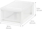 IRIS USA 2-Pack, 6 Qt. Small Stacking Drawer Storage Organizer - Image 3