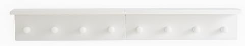 Entrance Coat Rack ，Coat Hooks, Wall-Mounted Wooden Hook Rack, Wall-Mounted - Image 2