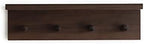 Entrance Coat Rack ，Coat Hooks, Wall-Mounted Wooden Hook Rack, Wall-Mounted - Image 2