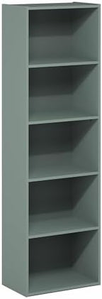 Furinno LUDER Book Shelf, 5-Tier Bookshelf, Bookcase - Image 6