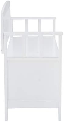 Cynthia White Storage Bench - Image 5