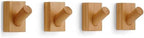 LARHN Wooden Wall Hooks, Wall Mounted Coat Hooks by LARHN