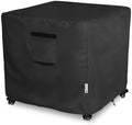 Patio Ottoman Cover, 32W x 32D x 18H inch, Waterproof Square Patio Small Side by Aacabo