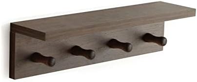Entrance Coat Rack ，Coat Hooks, Wall-Mounted Wooden Hook Rack, Wall-Mounted - Image 7