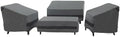 loriano Patio Furniture Cover Set Waterproof 4 Piece Grey by Loriano