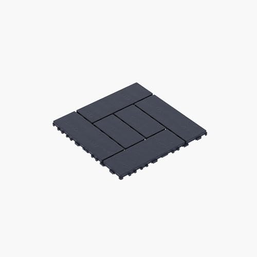 44-Pack Interlocking PP Deck Tiles, All-Weather Anti-Slip Patio Tiles - Image 7