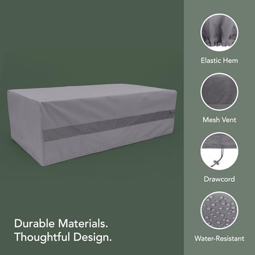 Covermates Elite Outdoor Deck Box Cover - 84W x 34D x 30H - Weatherproof - Image 4