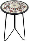 LIFFY Outdoor Side Table, Indoor Round Home Decor End Table & Accent Table by LiffyArt