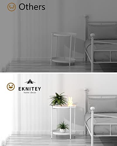 EKNITEY 2 Tier End Table - Image 6