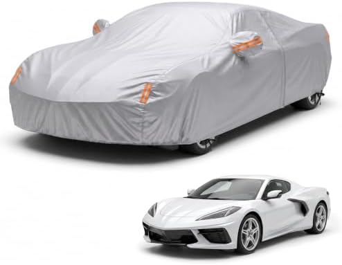 Car Cover Custom Fit for Chevrolet Corvette C4 C5 C6 C7 C8 1980–2026, Outdoor by Professionalcoversellers