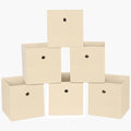 Foldable Storage Cubes Bins, 11 Inch Cloth Storage Cube Fabric Storage Box by NieEnjoy