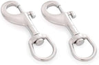 SHONAN 2.75 Inch Swivel Eye Snap Hook, 2 Pack Marine Grade Scuba Bolt Snap - Image 6