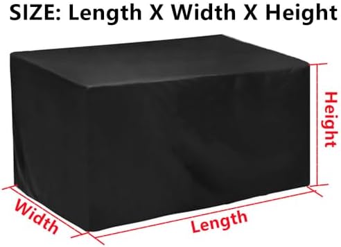 Patio Furniture Covers 56 x 35 x 32 Inch Waterproof Outdoor Patio Table Covers - Image 7