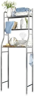 3-Tier over the Toilet Storage, Stainless Steel Bathroom Shelve, Over Toilet by Unknown