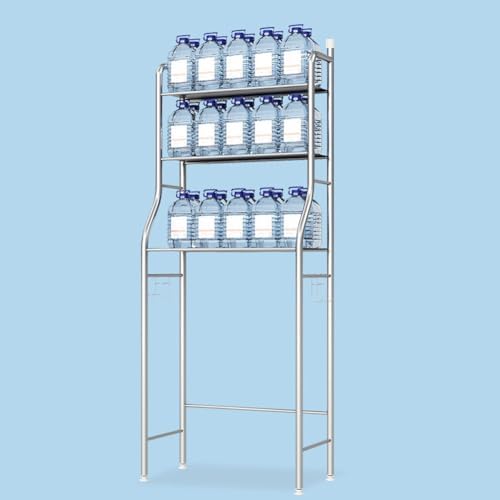 3-Tier over the Toilet Storage, Stainless Steel Bathroom Shelve, Over Toilet - Image 4