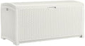 Suncast 99 Gallon Wicker Horizontal Outdoor Deck Box by Unknown