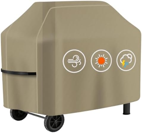 Perfect Grill Cover for Outdoor Grills Waterproof Rip-Proof Weather Resistant by HAZBEN