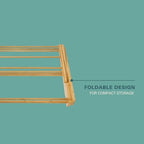 Gibson Home Riverrun Foldable Bamboo Drying Rack - Image 4
