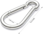 sprookber Stainless Steel Spring Snap Hook Carabiner - Image 2