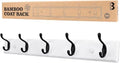 Heavy Duty Wooden Coat Rack, Wall-Mounted, 24 Inch by BADIANO