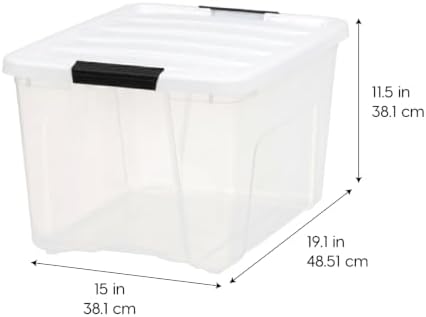 IRIS USA 40 Qt Storage Bins - Image 2