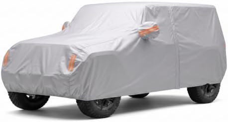 Car Cover for Jeep Wrangler 4 Door 2006-2026 JK JL Outdoor Waterproof Sun Rain by Professionalcoversellers