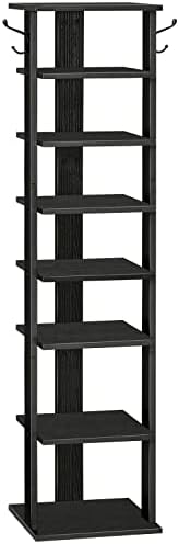 HOOBRO 8 Tiers Vertical Shoe Rack, Wooden Shoe Storage Organizer by HOOBRO