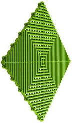 Swisstrax Ribtrax PRO Garage Floor Tiles, Techno Green - Image 2