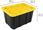6 Pack 27 Gallon Heavy Duty Storage Bins - Image 5