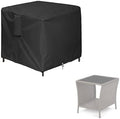 Outdoor Wicker End Side Tables Cover by Aidetech