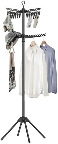 SONGMICS Clothes Drying Rack, 72.8-Inch Drying Rack, 3 Rotatable Arms by SONGMICSbySONGMICSHOME