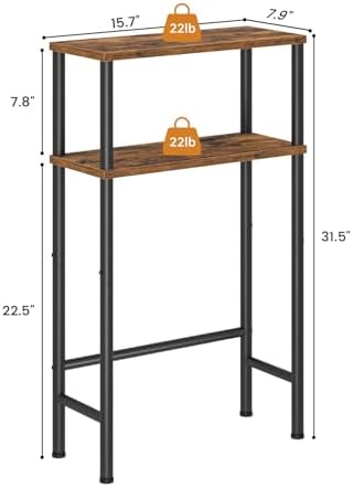 Asgolion Narrow Console Table, 15.7" Small Entryway Table - Image 3