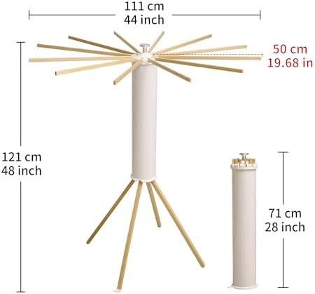JOOM Four Legs Clothes Drying Rack, Garment Rack Portable and Foldable Space - Image 6