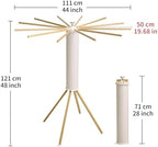 JOOM Four Legs Clothes Drying Rack, Garment Rack Portable and Foldable Space - Image 6