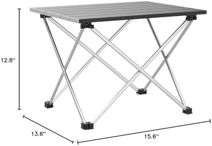 Grope Portable Camping Table, Aluminum Folding Beach Table - Image 2