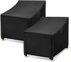 WLEAFJ Outdoor Chair Covers Waterproof, 2 Pack by WLEAFJ